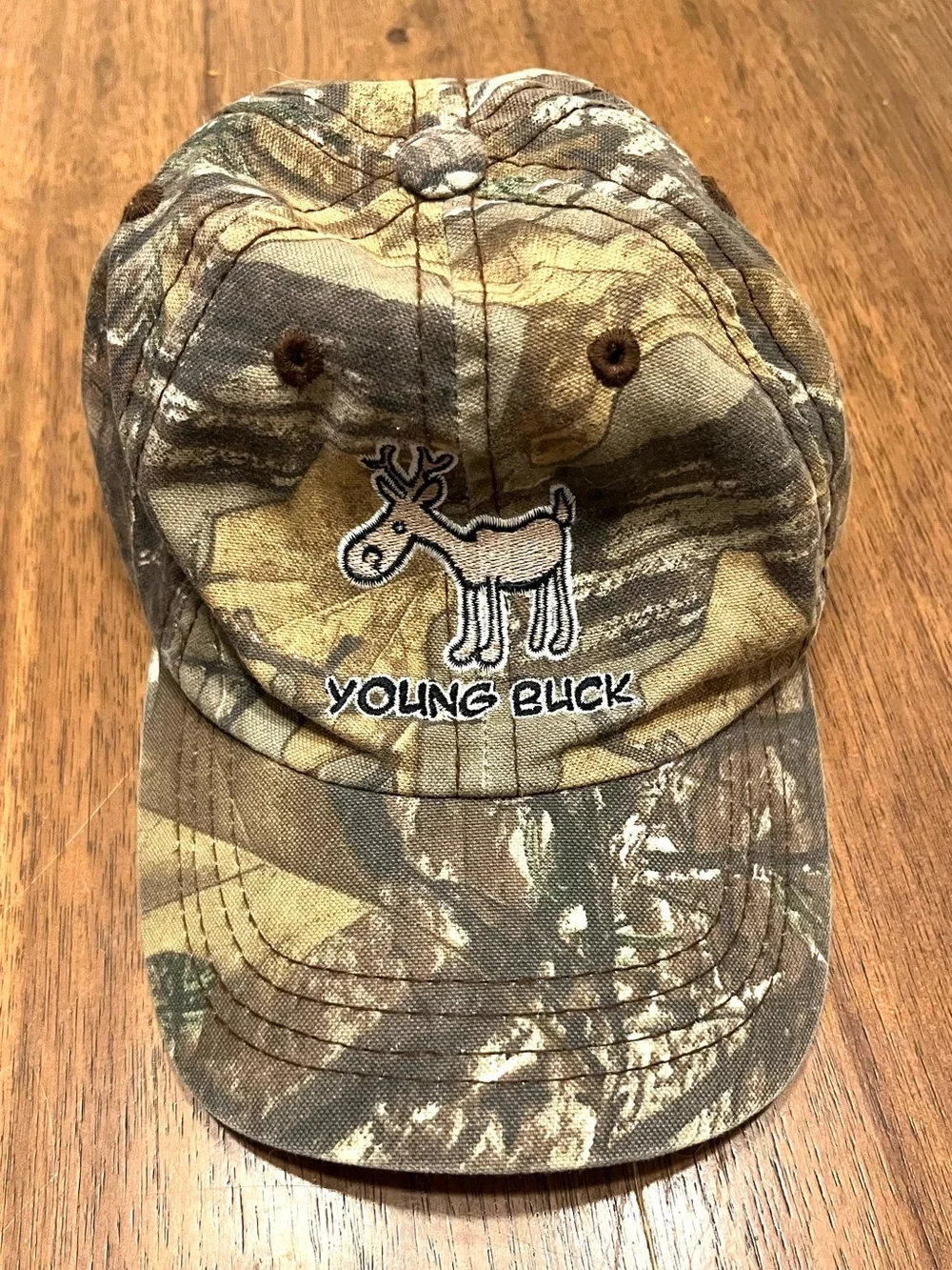 Young Buck Boys Camo Baseball Cap